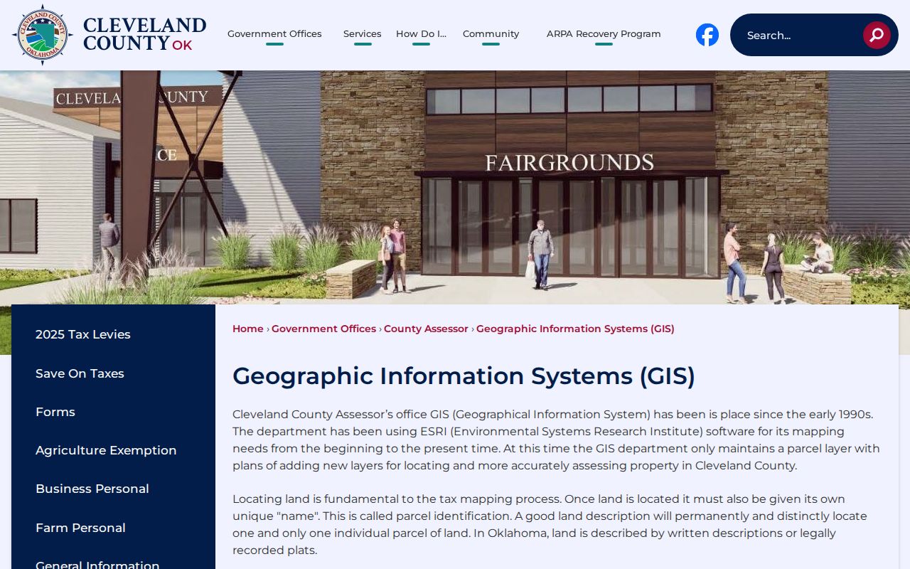 Norman neighbors parcel research with Cleveland County GIS